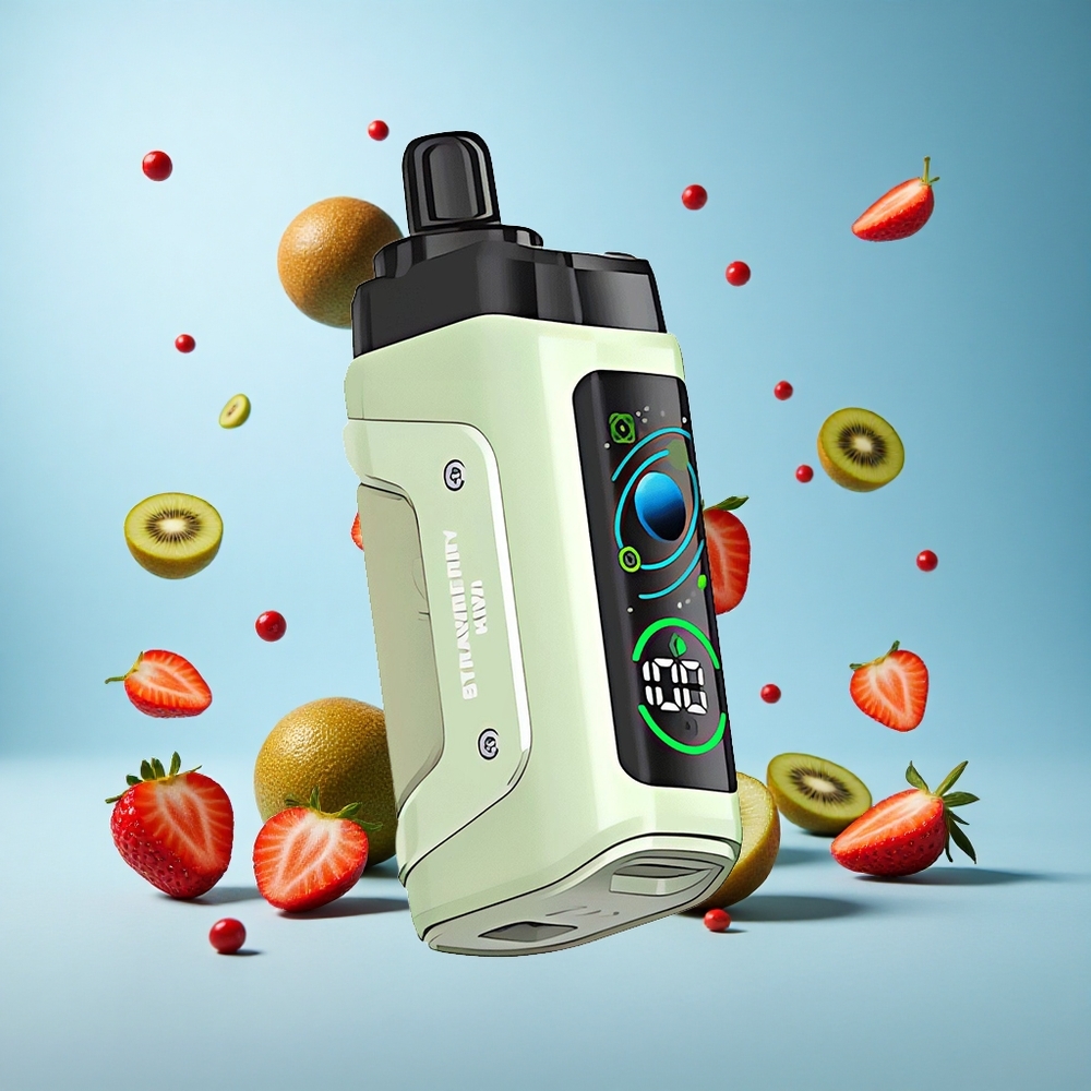 Razz Bar 45000 Пуфове Ягода Киви 1.0 Ohm Мрежов Намотка 650 Mah Батерия Bulgaria vape wholesale