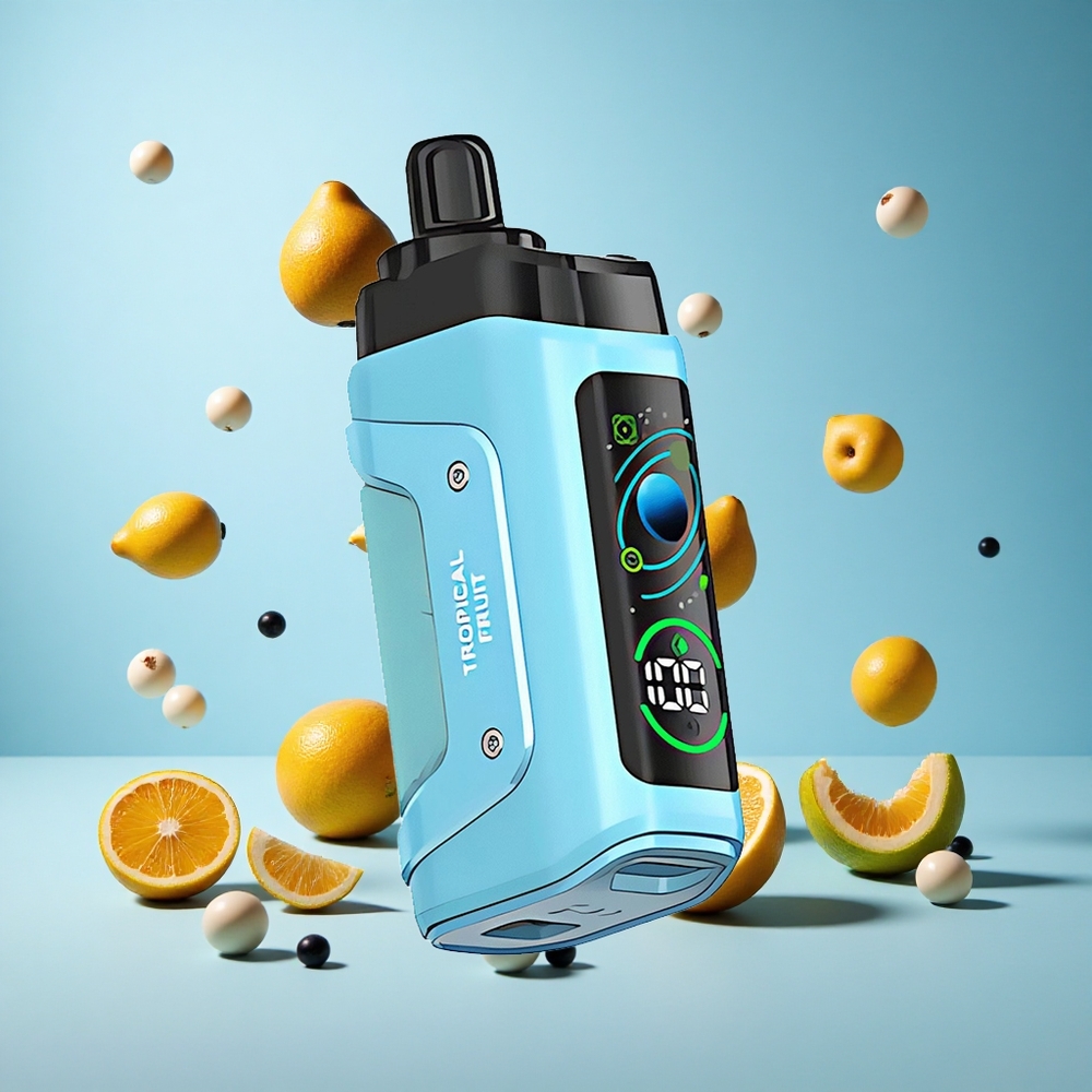 Razz Bar 45000 Пуфове Тропически Плодов 1.0 Ohm Mesh Coil Type-C Rechargeable Bulgaria vape wholesale