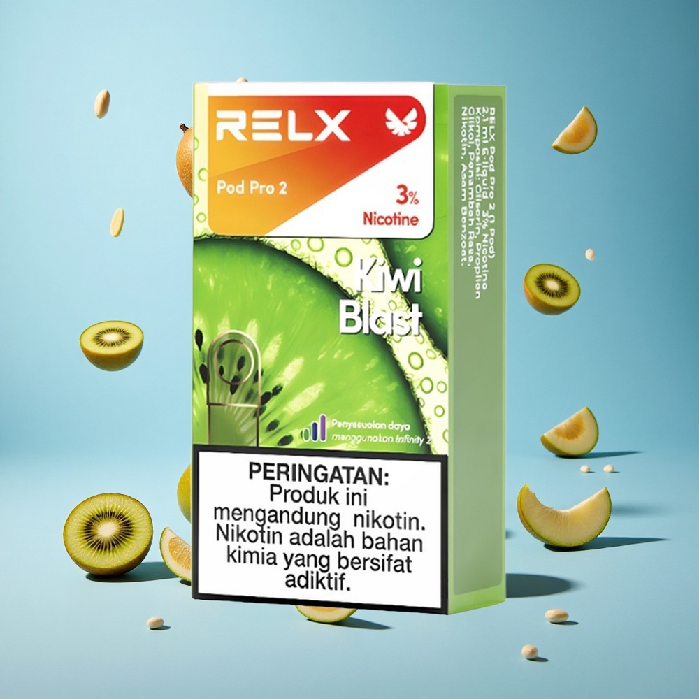 RELX Pod Pro 2 600 пуфове Киви Взрив Никотин:3% Капацитет:1.9ml Bulgaria vape wholesale