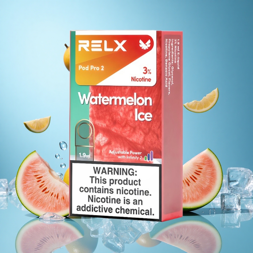 RELX Pod Pro 2 600 пуфове Диня Лед Никотин:3% Капацитет:1.9ml Bulgaria vape wholesale