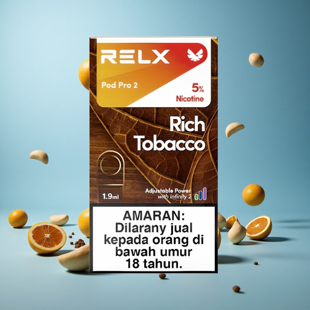 RELX Pod Pro 2 600 Пуфове Богат тютюн 5% никотин Bulgaria vape wholesale