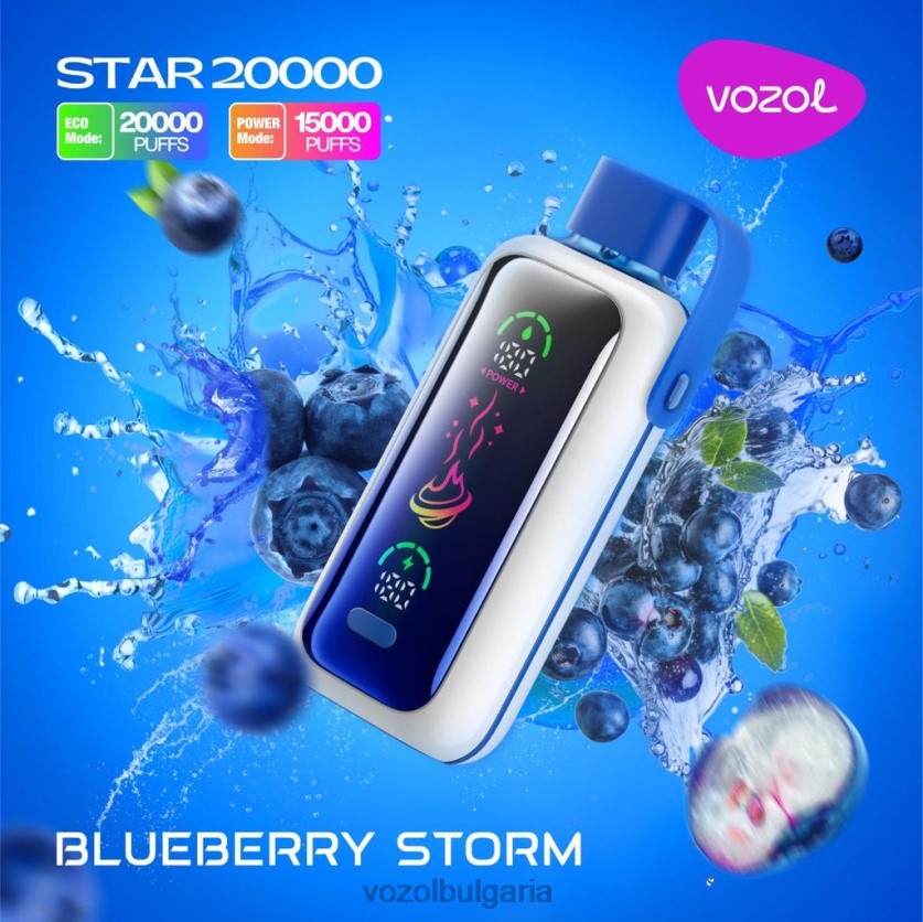 VOZOL България - VOZOL STAR 20 000 LP86D5 боровинкова буря